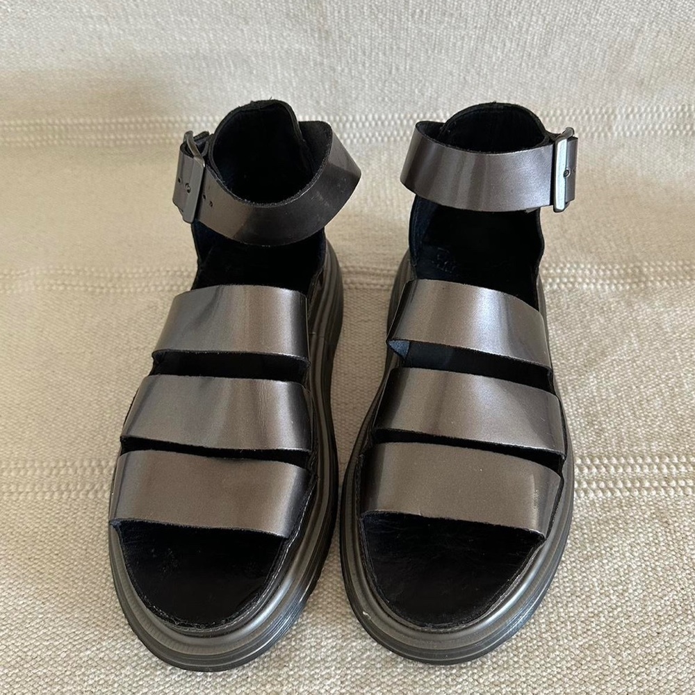 Dr Martens Clarissa Metallic Sandals